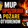 Letnje temperature donose novu opasnost: MUP upozorava na požare na otvorenom