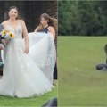 Deveruša je mislila da vidi kravu u pozadini na venčanju Kada je shvatila istinu, zacrvenela se od sramote! (video)