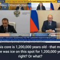 (VIDEO) Putin izazvao zbunjene poglede: Tokom sastanka postavljao pitanja o starosti jezgra leda