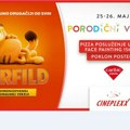 Garfieldova pustolovina u Cinplexx promenadi: Pica, face painting i pokloni