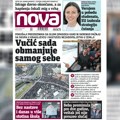 „Nova“ piše: Kako je skup u Kragujevcu naterao predsednika republike da počne da obmanjuje i sebe samog