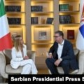 Vučić zahvalio italijanskoj premijerki na podršci evropskom putu Srbije