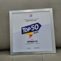 Simpo ponovo među najboljima: Nagrada „Top 50 online stvari u Srbiji“ za sajt simpo.rs
