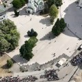 Београд ово не памти! Сцене из ваздуха су нестварне: Наш дрон снимио реку верника око Храма Светог Саве
