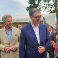 Vučić na prijemu povodom rođendana britanskog kralja Čarlsa Trećeg