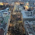 Snimci iz drona: Koliko je građana bilo na protestu ispred Ustavnog suda u Beogradu