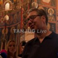 Vučić posetio Tumane: Obilazi manastir sa igumanom Dimitrijem Plećevićem