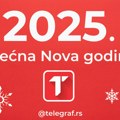 Srećna Nova 2025. godina: Portal Telegraf.rs vam želi mnogo zdravlja, uspeha, ljubavi i radosti!