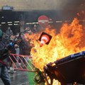 Brisel: Policija se sukobila s maskiranim napadačima tokom protesta zbog mera štednje