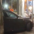 Incident u centu Beograda Automobil se zakucao u izlog lokala (foto/VIDEO)