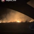 Požar na aerodromu u Divcima