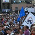 Skup u Užicu - Devet sati protesta za devet privedenih sugrađana (FOTO/VIDEO)