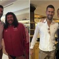 Novak Đoković se slikao sa zaboravljenim fudbalskim asovima: Mnogi ih nisu prepoznali