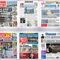 Naslovne strane sutrašnjih novina: Prelistavanje štampe za petak, 31. jul 2026. godine
