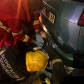 Vatrogasci u Kragujevcu spasli povređeno lice iz saobraćajne nezgode