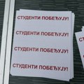 Kosovska policija uklonila baner "Studenti pobeđuju" u Lapljem Selu
