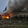 Požari i nestanci struje u Ukrajini posle ruskih udara dronovima