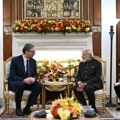 Vučić se sastao sa premijerom Indije Narendrom Modijem u Nju Delhiju