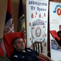 Akcija dobrovoljnog davanja krvi PU Vranje na Besnoj Kobili