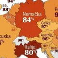 Нова карта Европе муњевито се шири мрежама: Преко Србије пише 97%, тиче се младих