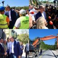 Vučić obilazi radove na putu Ivanjica-Sjenica: "Ne sklanjamo mašine dok sve ne završimo"