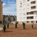 Uređuje se još jedna zelena površina u gradu ispred stambenih objekata u Bogojavljenskoj ulici