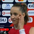 "Možda to pitanje nije za ovaj momenat": Maja Ognjenović nije mogla da veruje šta čuje posle osvojene bronze