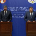 Vučić: Srbija će se prema sankcijama rukovodstvu RS odnositi kao da ne postoje; Dodik: Odnos Srbije pokazuje da nismo sami