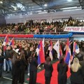 U Hali sportova u Kosovskoj Mitrovici počeo miting Srpske liste: Startuje izborna kampanja na Kosovu i Metohiji (foto)