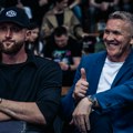 Jusuf Nurkić gleda utakmicu Bosna - Partizan u društvu čuvenog fudbalera, znate li o kome je reč?