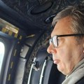 Predsednik Vučić stigao u Švajcarsku: Objavio fotografiju iz helikoptera nadomak Davosa (foto)