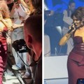 Lateks i duboki dekolte pomutili um muškarcima: Senida blista na koncertu u Sava centru - sišla u publiku
