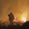 Plamen buknuo na brdu iznad Bara: Vatrogasci lokalizovali požar na Lisinju, sumnja se na udar groma