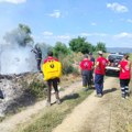Još jedan požar na otvorenom kod Leskovca: Gorela divlja deponija
