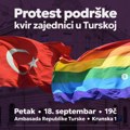 Protest u Beogradu zbog hapšenja LGBTIQ+ aktivista u Turskoj