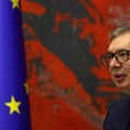 Vučić u Tirani sa predsednikom Saveta Evrope o aktuelnoj situaciji u Srbiji
