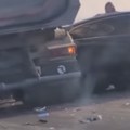 Stravičan udes na milošu velikom Sudarili se kamion i automobil (Video)