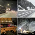 Srbija pod snegom i ledom: Klizavi kolovozi, odroni i magla čine puteve opasnim