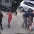Brutalna porodična tuča u Novom Pazaru: Uznemirujući snimak sukoba, sevale pesnice i motke (video)