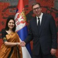 Vučić primio akreditivna pisma ambasadorke Indije: "Očekujem da će politički dijalog nastaviti da se razvija…