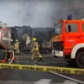 VIDEO: Požar na pijaci u Sarajevu stavljen pod kontrolu