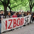 Protest studenata ispred Višeg tužilaštva u Novom Sadu zbog uhapšenih aktivista: Žandarmerija čuva zgradu