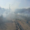 Zbog požara u blizini pruge deonica Ralja-Sopot Kosmajski zatvorena za železnički saobraćaj