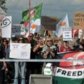 Protest na Kipru zbog upotrebe britanskih baza na tom ostrvu u ratu u Gazi