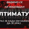 Otvoreno pismo studenata Vladi – Vidimo se na Vidovdan! Ultimatum — kraj je kad mi kažemo da je kraj! Vidimo se na Vidovdan!…