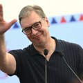 Predsednik Vučić u Banovom polju kod Bogatića: Važno je da završimo infrastrukturne radove u ovom delu Srbije