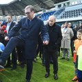 Vučić obišao "Novi Lagator", pa poručio: "Drugi gradovi će imati lepše stadione nego Beograd"