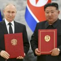 Razmenili poklone: Putin u Severnoj Koreji odlikovan ordenom Kim II Sunga, na poklon dobio i dva psa