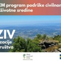 Poziv za učešće u EKO-SISTEM programu podrške organizacijama civilng društva u oblasti zaštite životne sredine