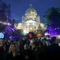 (Foto) Skup "Srbija pobeđuje" počeo u Pionirskom parku: Okupio se veliki broj građana